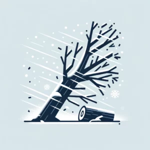 minimalist-cartoon-image-of-a-tree-covered-in-snow-with-broken-branches-illustrating-storm-damage